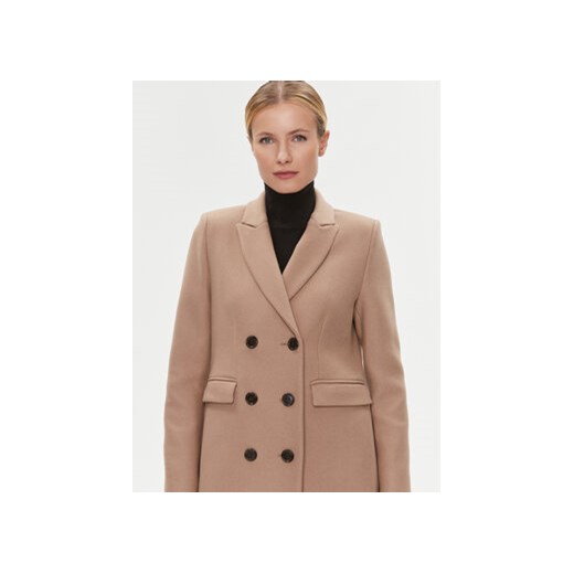 IVY OAK Płaszcz wełniany Celina IO1123F1013 Beżowy Slim Fit Ivy Oak 34 MODIVO