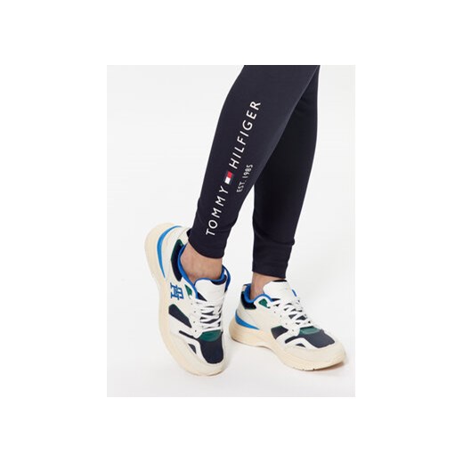 Tommy Hilfiger Legginsy Heritage WW0WW37347 Granatowy Slim Fit Tommy Hilfiger S MODIVO