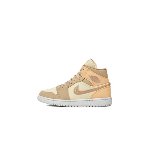 Nike Sneakersy Air Jordan 1 Mid Se DV0427 102 Beżowy Nike 36_5 MODIVO