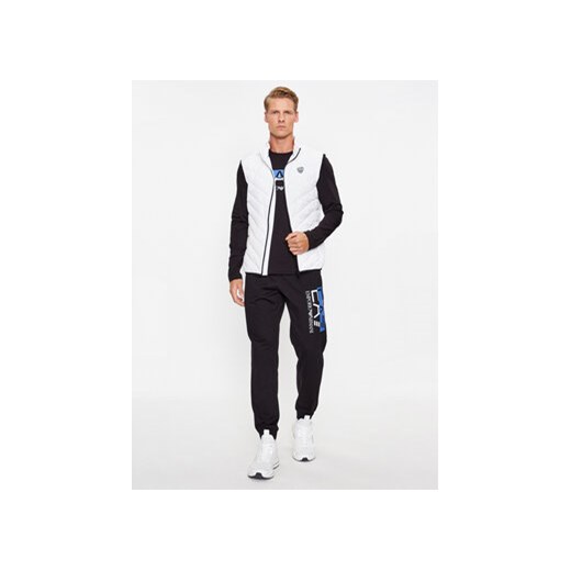 EA7 Emporio Armani Kamizelka 8NPQ02 PNE1Z 1100 Biały Regular Fit S MODIVO