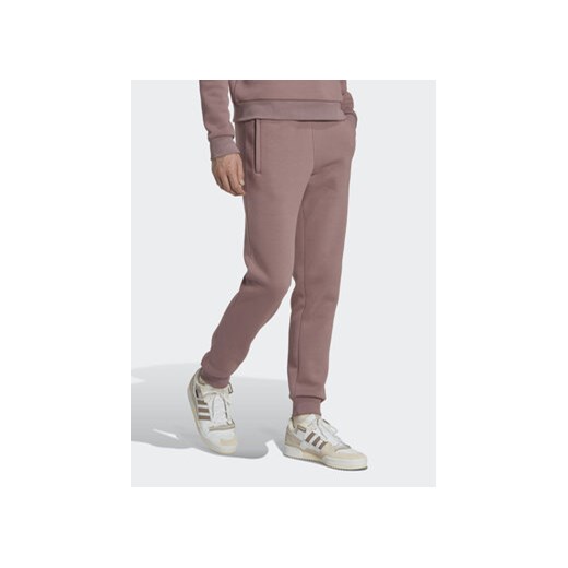 adidas Spodnie dresowe adicolor Essentials Trefoil HK0105 Różowy Slim Fit XXL MODIVO