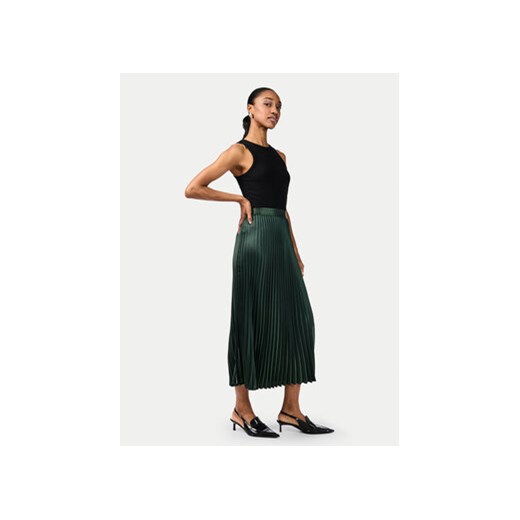 YAS Spódnica plisowana Celine 26032184 Zielony Regular Fit Yas L MODIVO