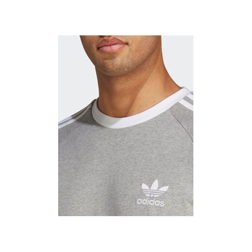 adidas T-Shirt Adicolor Classics 3-Stripes T-Shirt IA4848 Szary Slim Fit S MODIVO