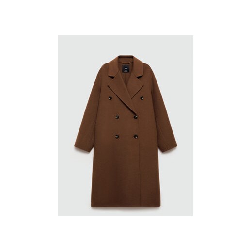Mango Płaszcz wełniany Picarol 77026721 Brązowy Oversize Mango XL MODIVO