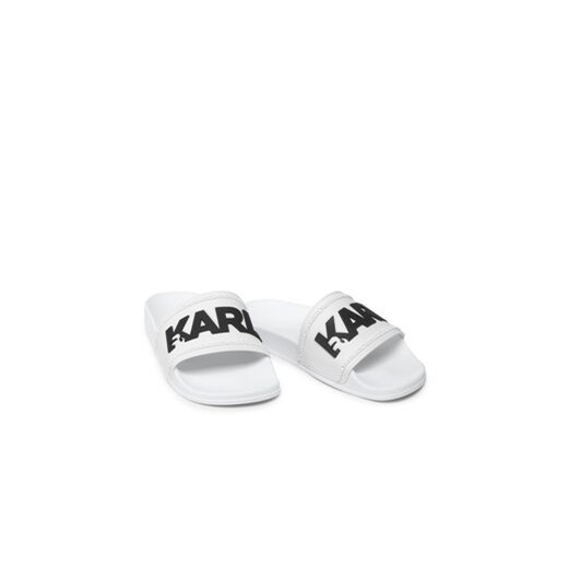 KARL LAGERFELD Klapki KL70004 Biały Karl Lagerfeld 41 MODIVO
