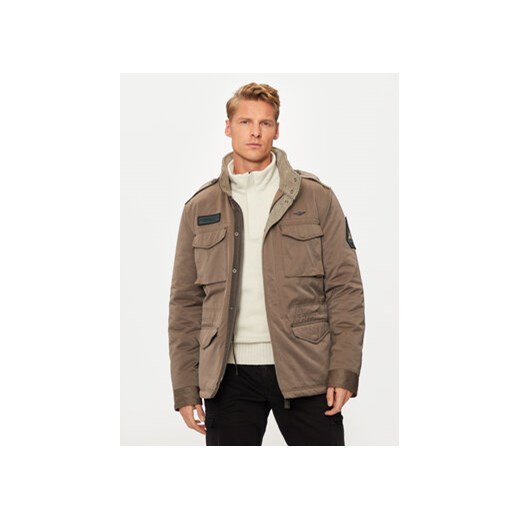 Aeronautica Militare Kurtka przejściowa 242AB2189CT3376 Brązowy Regular Fit ze sklepu MODIVO w kategorii Kurtki męskie - zdjęcie 176722960