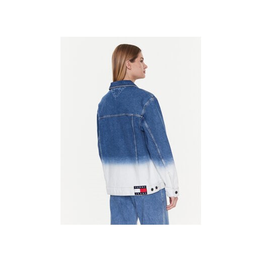 Tommy Jeans Kurtka jeansowa Trucker DW0DW14848 Niebieski Oversize Tommy Jeans L MODIVO