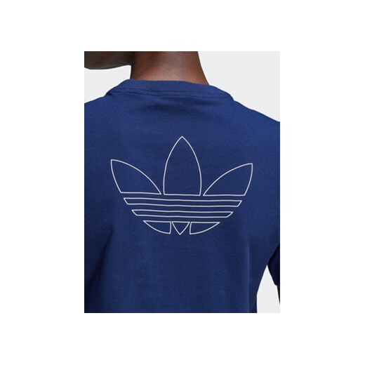 adidas T-Shirt HK5176 Granatowy Regular Fit 34 MODIVO