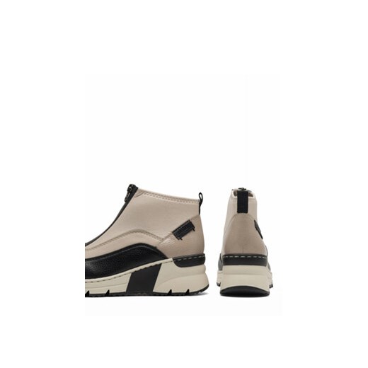 Rieker Botki N6352-60 Beżowy Rieker 39 MODIVO