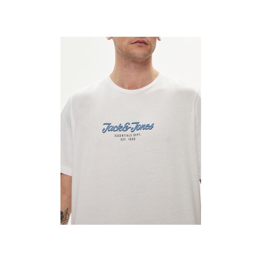 Jack&Jones T-Shirt Henry 12248600 Biały Standard Fit S MODIVO