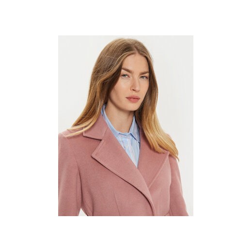 MAX&Co. Płaszcz wełniany 2426016134200 Różowy Regular Fit 42 MODIVO