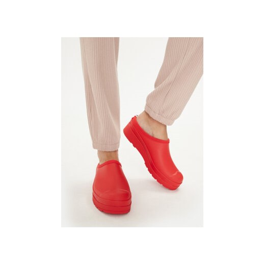 Hunter Klapki WFF1002RMA-LRD Czerwony Hunter 36 MODIVO