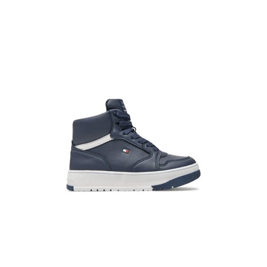 Tommy Hilfiger Sneakersy Mid Cutlace-Up Sneaker T3X9-33641-1351 M Granatowy Tommy Hilfiger 30 MODIVO