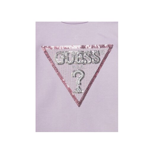 Guess T-Shirt K4GI11 K6YW4 Fioletowy Regular Fit Guess 12M MODIVO