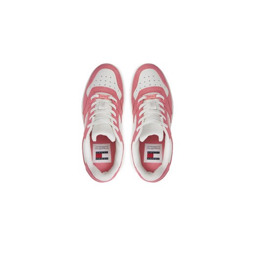 Tommy Jeans Sneakersy Tjw Retro Basket Washed Suede EN0EN02486 Różowy Tommy Jeans 39 MODIVO