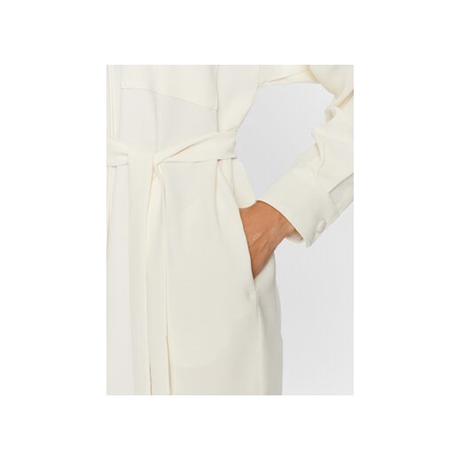 Marella Sukienka koszulowa Echi 2332260933200 Écru Regular Fit Marella 44 MODIVO