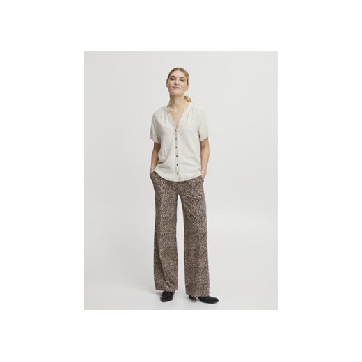 b.young Spodnie materiałowe 20813280 Brązowy Regular Fit XL MODIVO