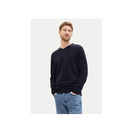 Tom Tailor Sweter 1038427 Granatowy Regular Fit Tom Tailor S MODIVO