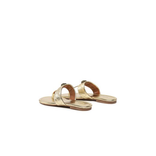 Kurt Geiger Japonki Kensington T-Bar Sandal 8651461109 Złoty Kurt Geiger 36 MODIVO