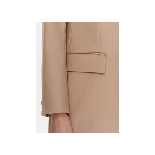 IVY OAK Płaszcz wełniany Jil Sue IO119088 Beżowy Regular Fit Ivy Oak 36 MODIVO