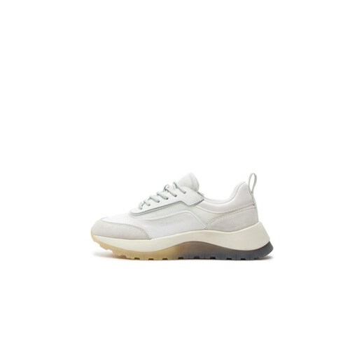 Calvin Klein Sneakersy Runner Lace Up Mesh Mix HW0HW01905 Biały Calvin Klein 37 MODIVO