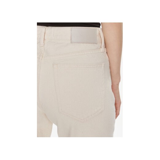 Calvin Klein Jeansy Mid Rise Relax Bootcut Ecru K20K206308 Biały Slim Fit Calvin Klein 24_32 MODIVO