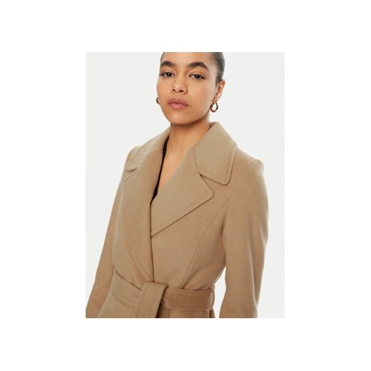 LAUREN RALPH LAUREN Płaszcz wełniany 297962169002 Beżowy Regular Fit 40 MODIVO