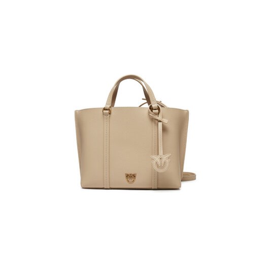 Pinko Torebka Carrie Shopper Classic AI 24-25 PLTT 102833 A1LF Beżowy Pinko one size MODIVO