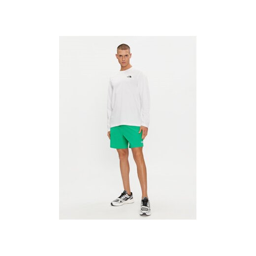 The North Face Longsleeve Simple Dome NF0A87QN Biały Regular Fit The North Face XL MODIVO