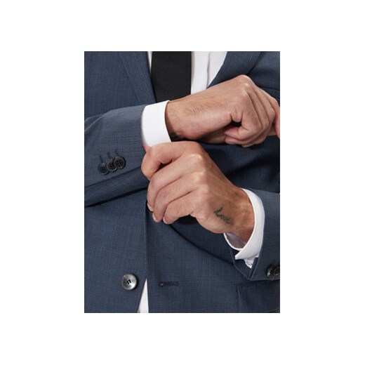 Hugo Garnitur Arti/Hesten232X 50519444 Granatowy Extra Slim Fit 50 MODIVO