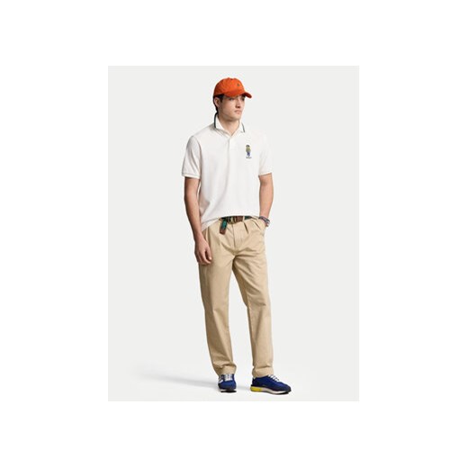 Polo Ralph Lauren Polo 710867574004 Biały Classic Fit Polo Ralph Lauren XXL MODIVO