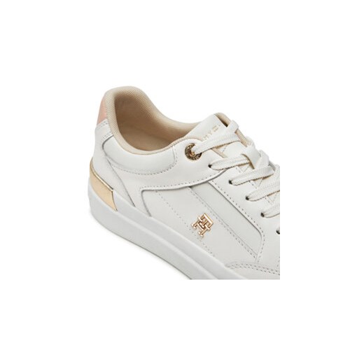 Tommy Hilfiger Sneakersy Lux Hardware Court Sneaker FW0FW07997 Écru Tommy Hilfiger 37 MODIVO