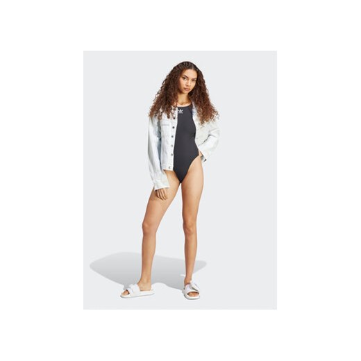 adidas Strój kąpielowy Adicolor Rib Swimsuit HS5395 Czarny 34 MODIVO