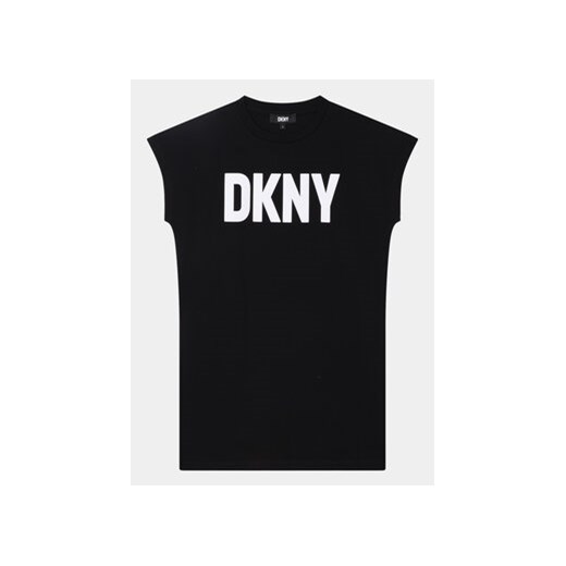 DKNY Sukienka codzienna D32898 D Czarny Regular Fit 14Y MODIVO
