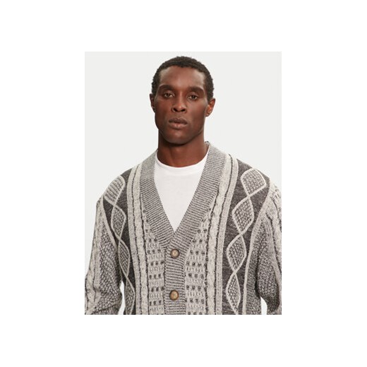 Brave Soul Kardigan MK-248ASHBERY Szary Regular Fit M MODIVO