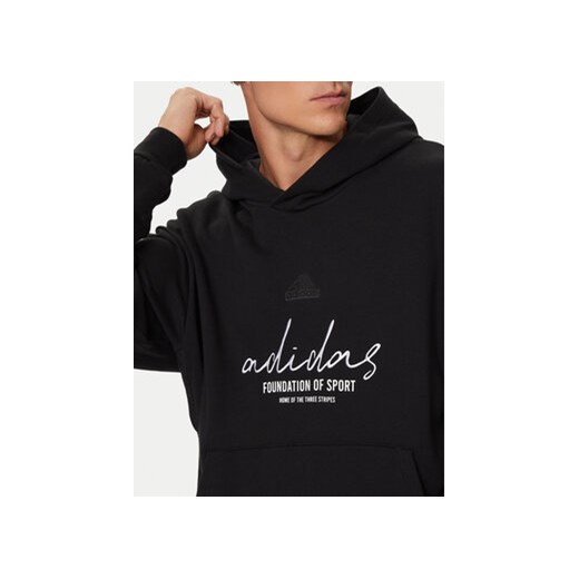 adidas Bluza Brand Love IW3533 Czarny Loose Fit XL MODIVO