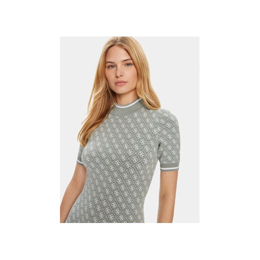 Guess Sukienka dzianinowa Ss Lise W3YK39 Z37K0 Zielony Bodycon Fit Guess XXL MODIVO