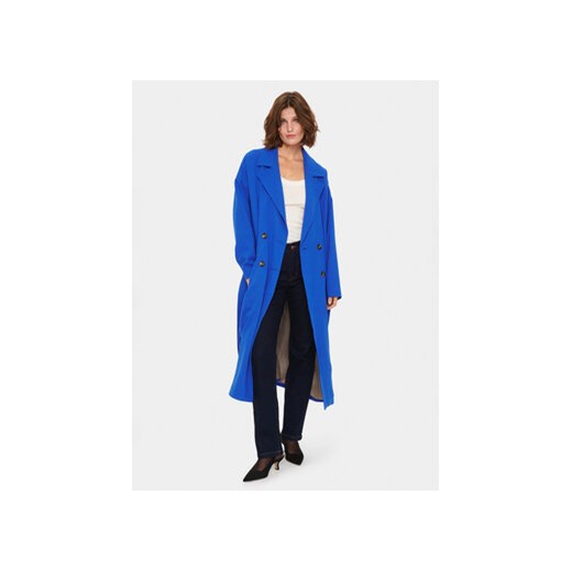Saint Tropez Płaszcz przejściowy 30512308 Niebieski Oversize Saint Tropez M MODIVO