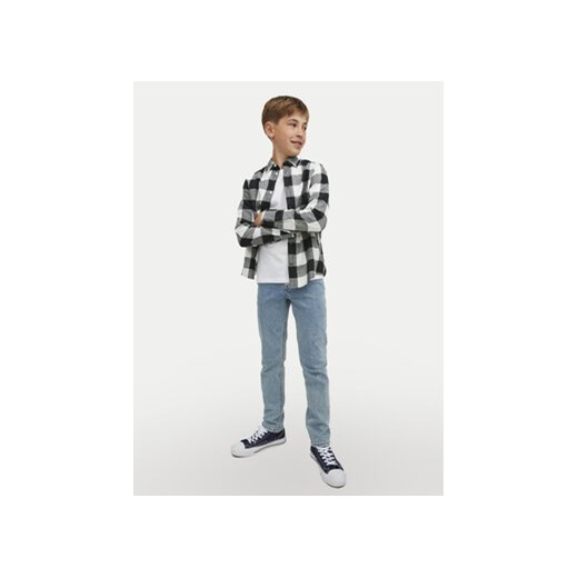 Jack&Jones Junior Koszula Gingham 12183050 Szary Regular Fit Jack&jones Junior 152 MODIVO