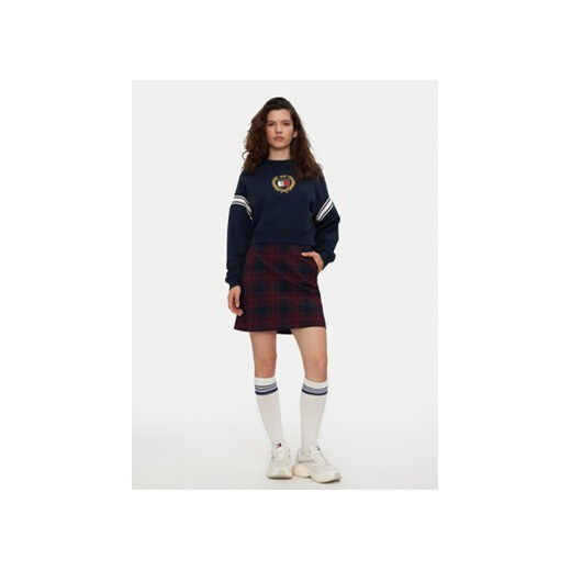 Tommy Jeans Bluza DW0DW18772 Granatowy Boxy Fit Tommy Jeans XL MODIVO