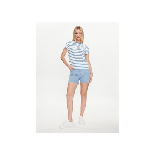 Mustang Szorty jeansowe Charlotte 1015220 Niebieski Comfort Fit Mustang 30 MODIVO