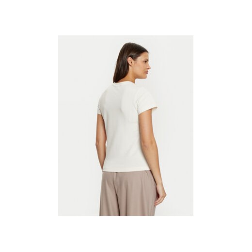 Guess T-Shirt V4YI21 KCDH1 Écru Slim Fit Guess XXS MODIVO
