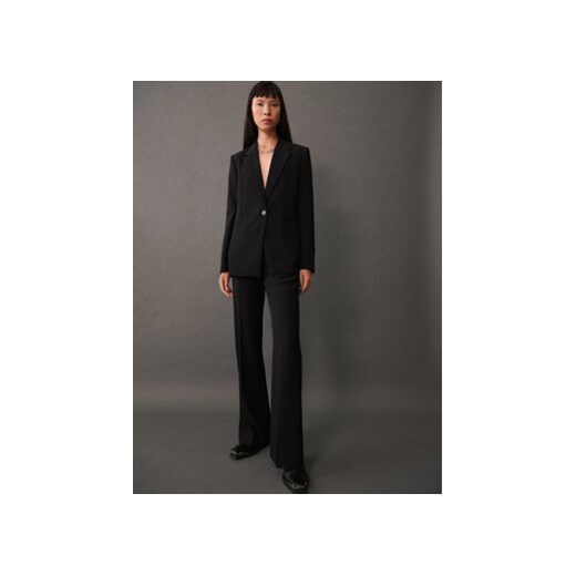 Mango Spodnie materiałowe Iguana 77004768 Czarny Regular Fit Mango 40 MODIVO