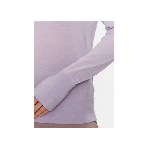Calvin Klein Sweter K20K205777 Fioletowy Regular Fit Calvin Klein XXL MODIVO