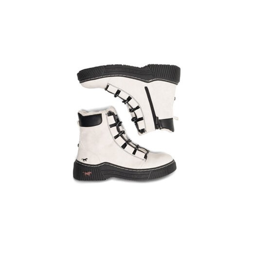 Mustang Botki 1436-605 Biały Mustang 36 MODIVO