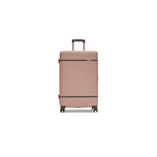 Monnari Walizka duża WALIMP0-24W-LUG0022-K026 Różowy one size MODIVO