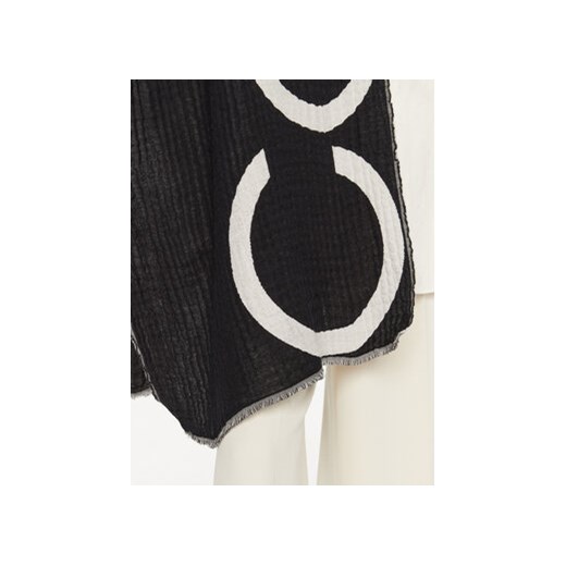 Calvin Klein Szal K60K612879 Czarny Calvin Klein uniwersalny MODIVO