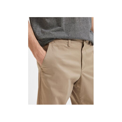 Selected Homme Spodnie materiałowe New 16087665 Beżowy Regular Fit Selected Homme 32_32 MODIVO