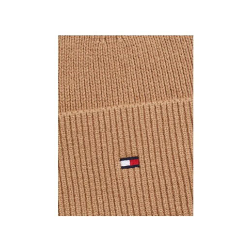 Tommy Hilfiger Czapka Essential AW0AW16637 Beżowy Tommy Hilfiger one size MODIVO