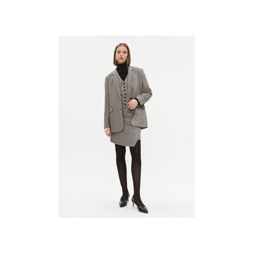 DKNY Spódnica P3GNTU82 Szary Regular Fit 40 MODIVO